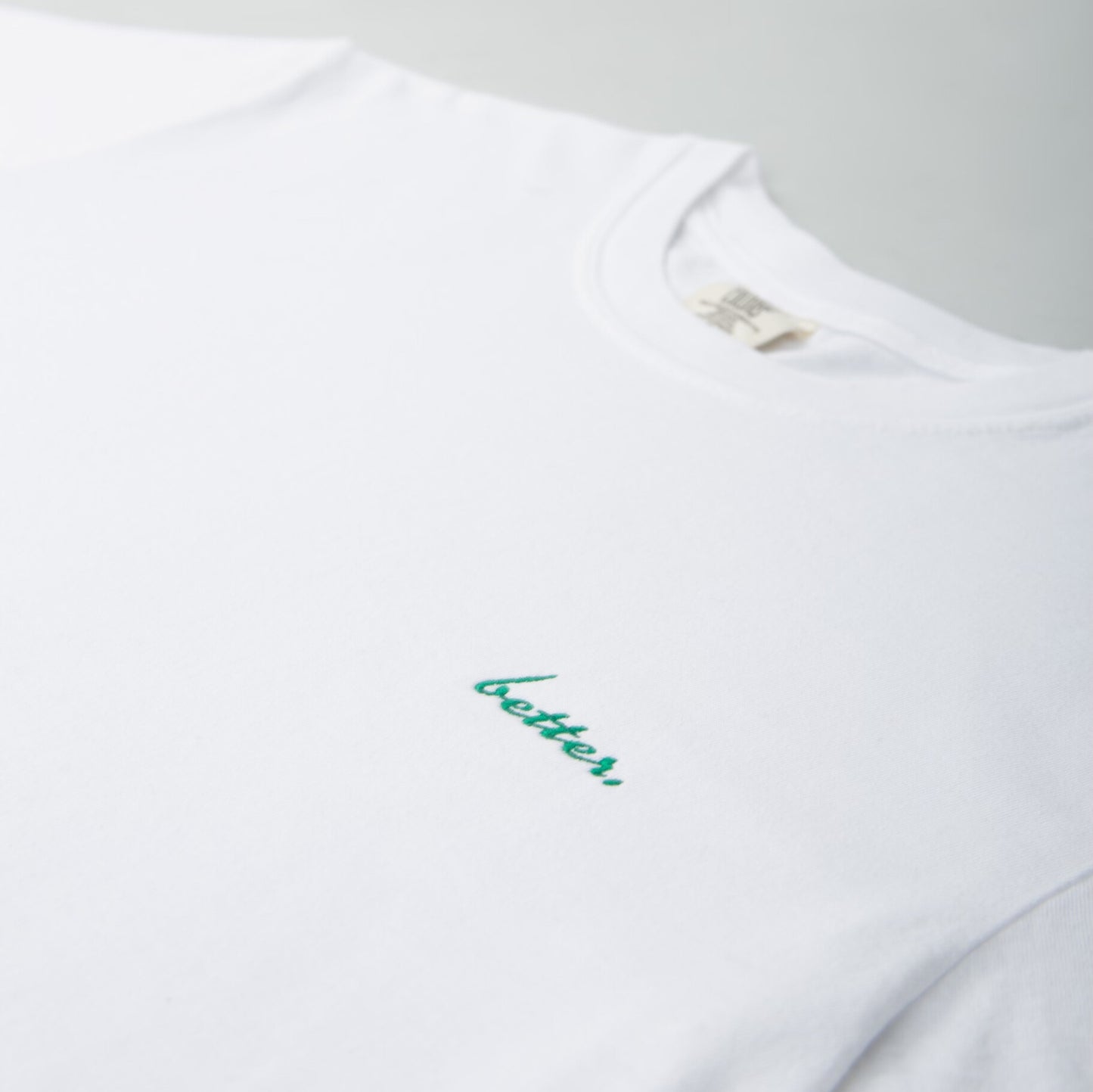 better. Logo Tee (White/Green)