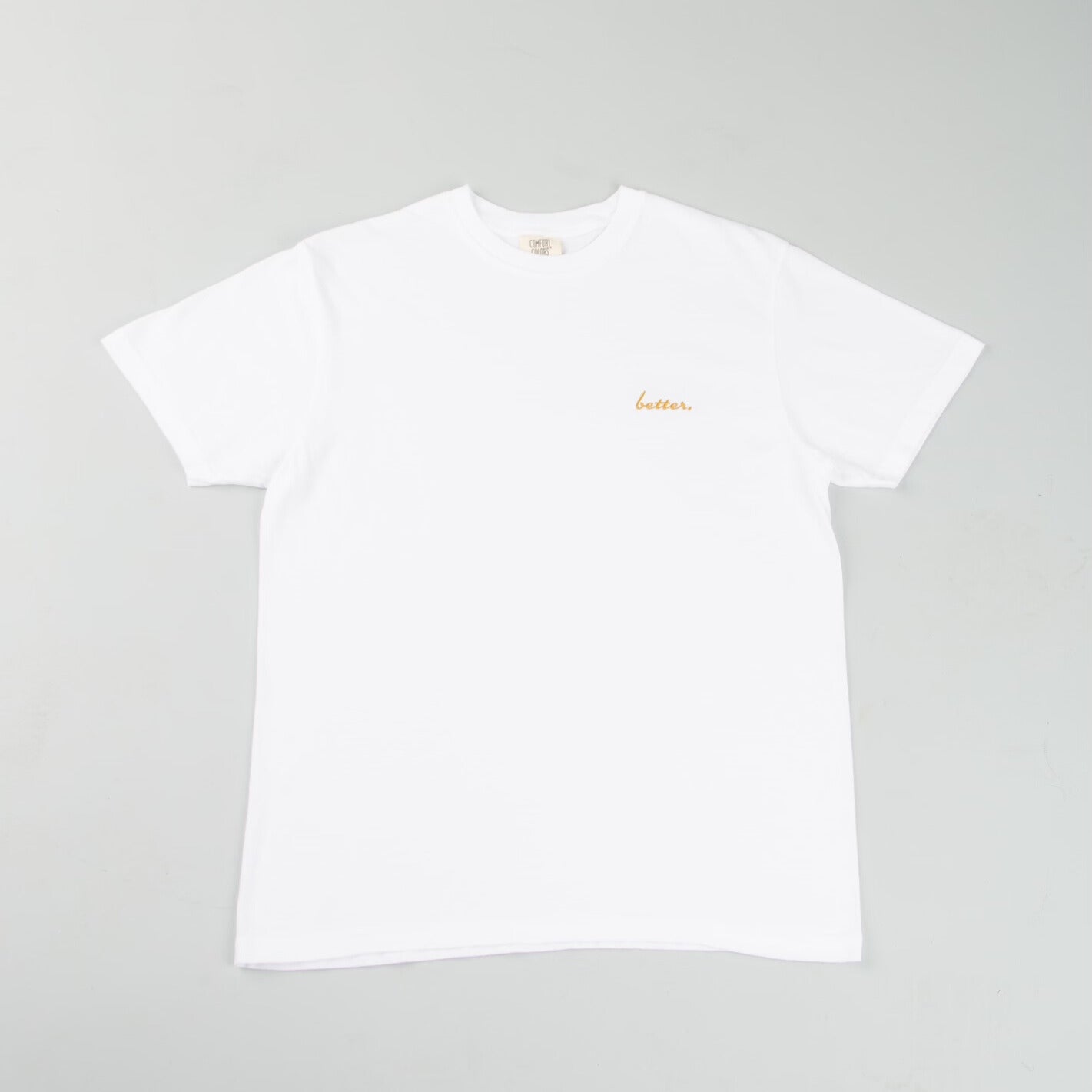 better. Logo Tee (White/Gold)